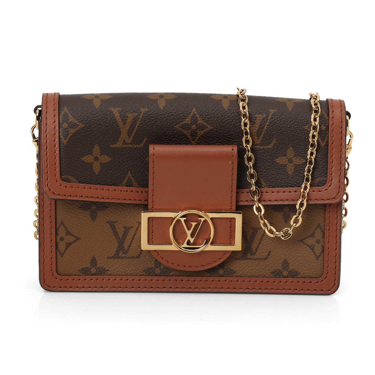 Marignan Monogram Canvas with Leather Handbag Small