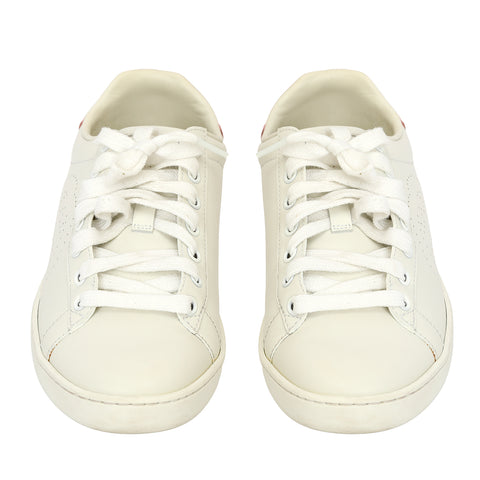 GG Interlocking Perforated G Logo White Sneakers EUR 36