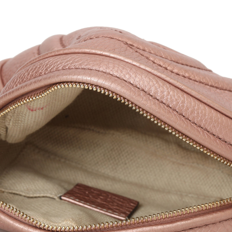 Pebbled Leather Mini Soho Cain Bag