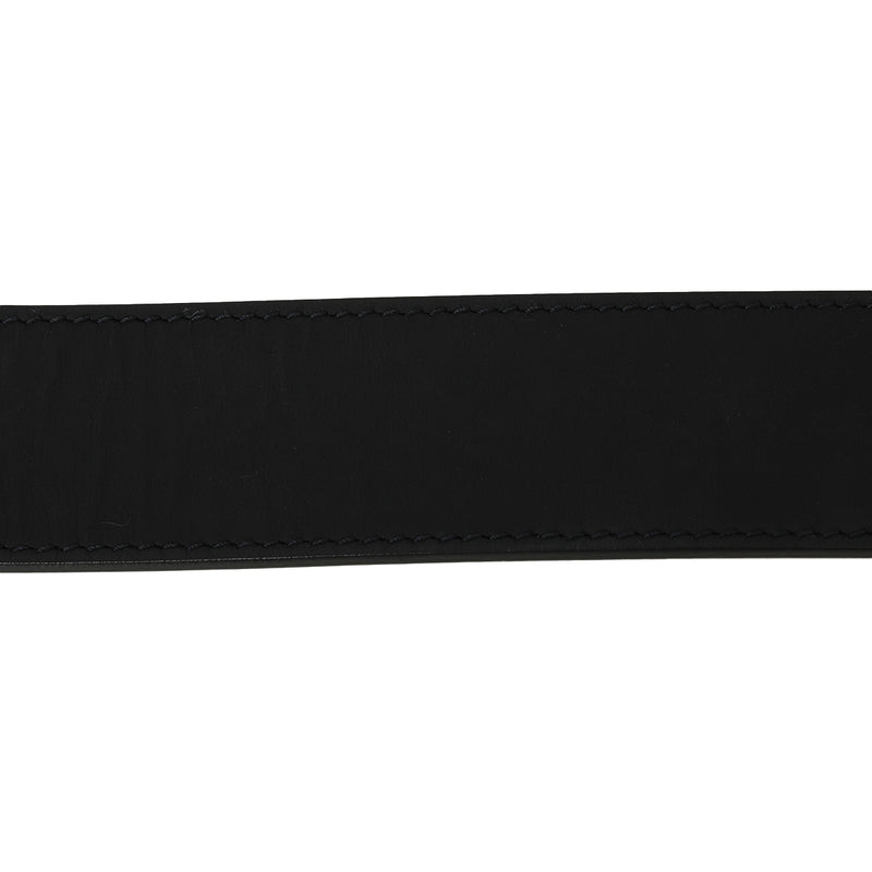 GG Twin Matte Black Waist Belt Size: 36"