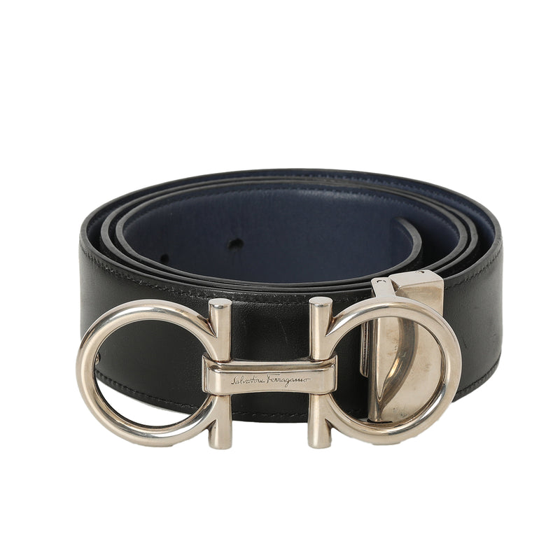 Reversible And Adjustable Gancini Belt Size: 36"
