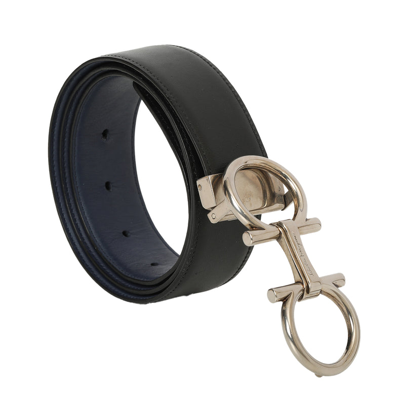 Reversible And Adjustable Gancini Belt Size: 36"