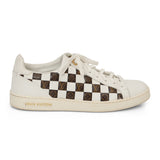 Calfskin Monogram Damier Tressage Frontrow Sneakers Size: 37