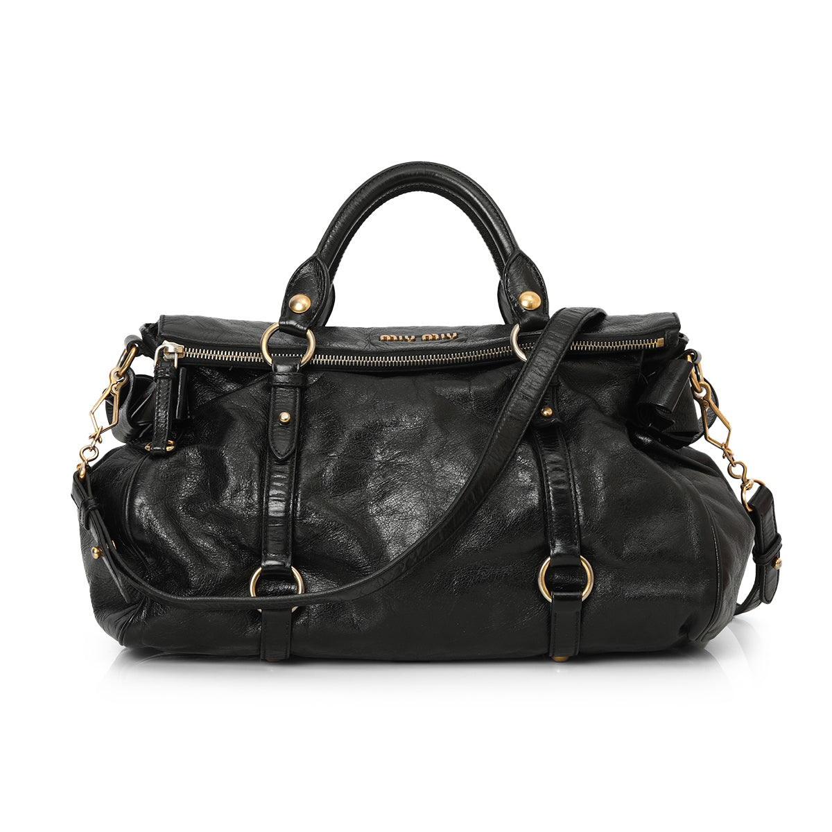 Vitello Lux Bow Satchel One Size