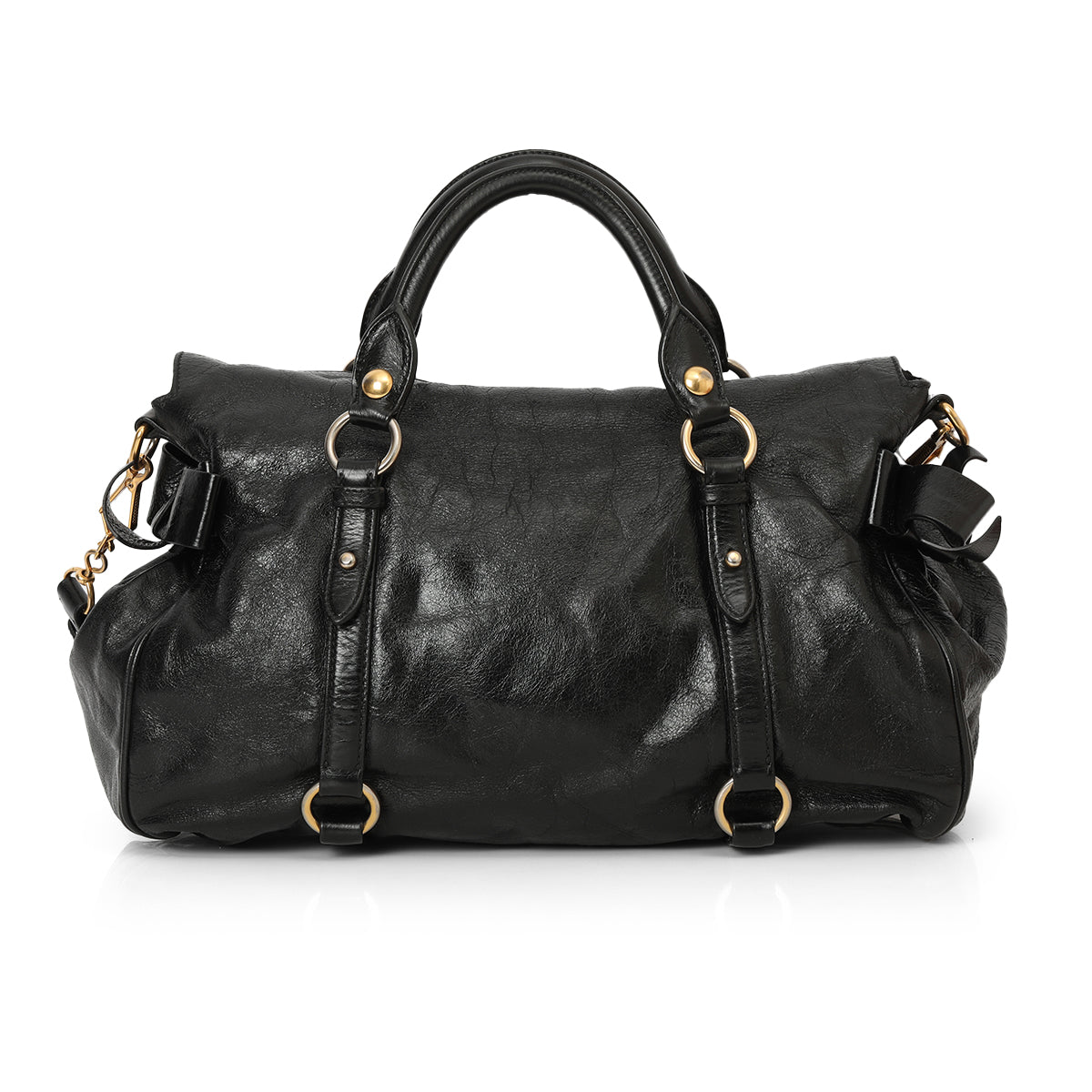 Vitello Lux Bow Satchel One Size