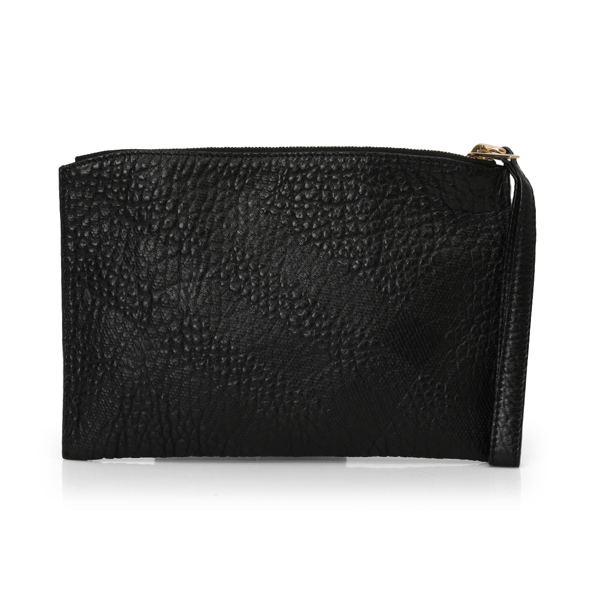 Peyton Embossed Leather Wristlet One Size