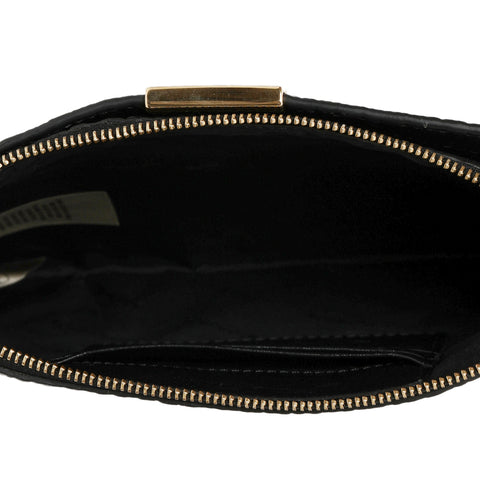 Peyton Embossed Leather Wristlet One Size