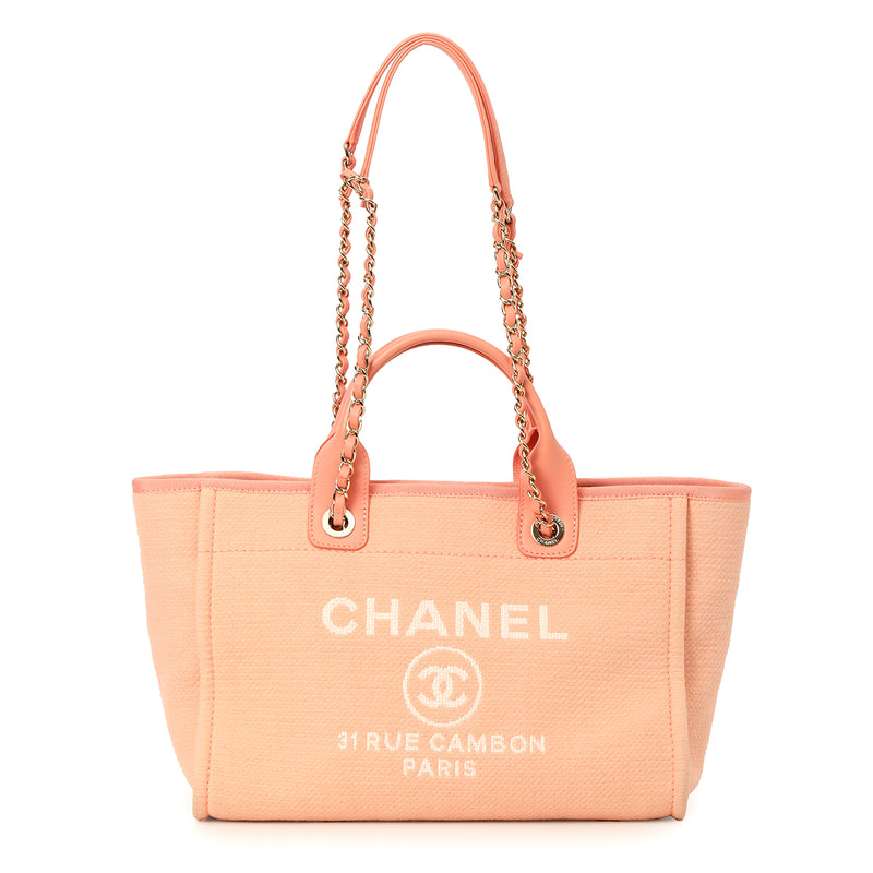Pre-loved Chanel Canvas Small Tote Bag