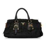 Black Medium Tessuto Handbag