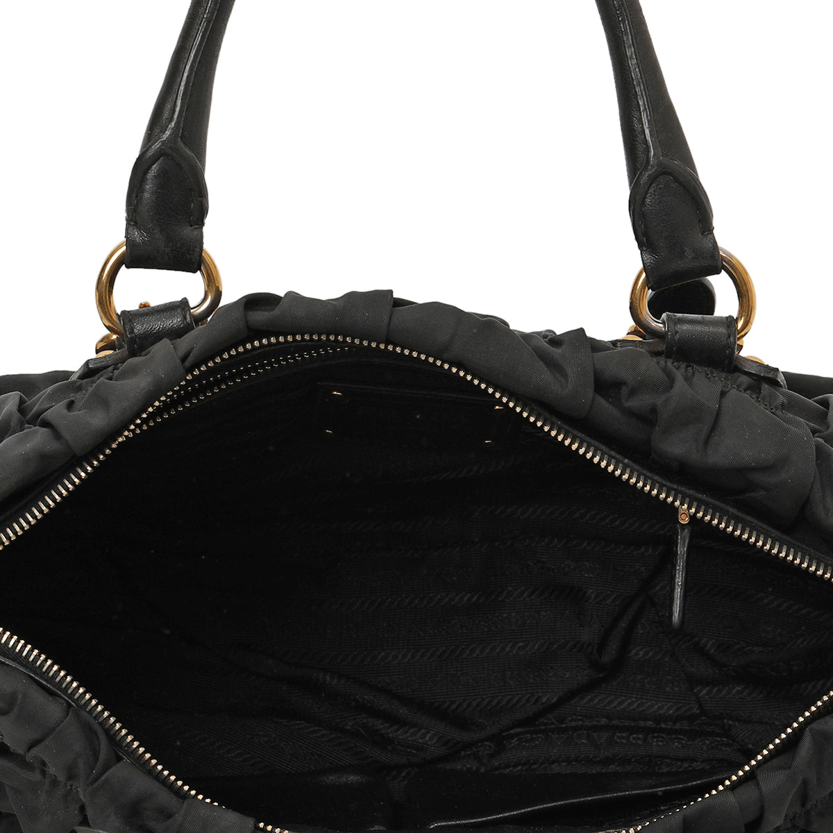 Black Medium Tessuto Handbag