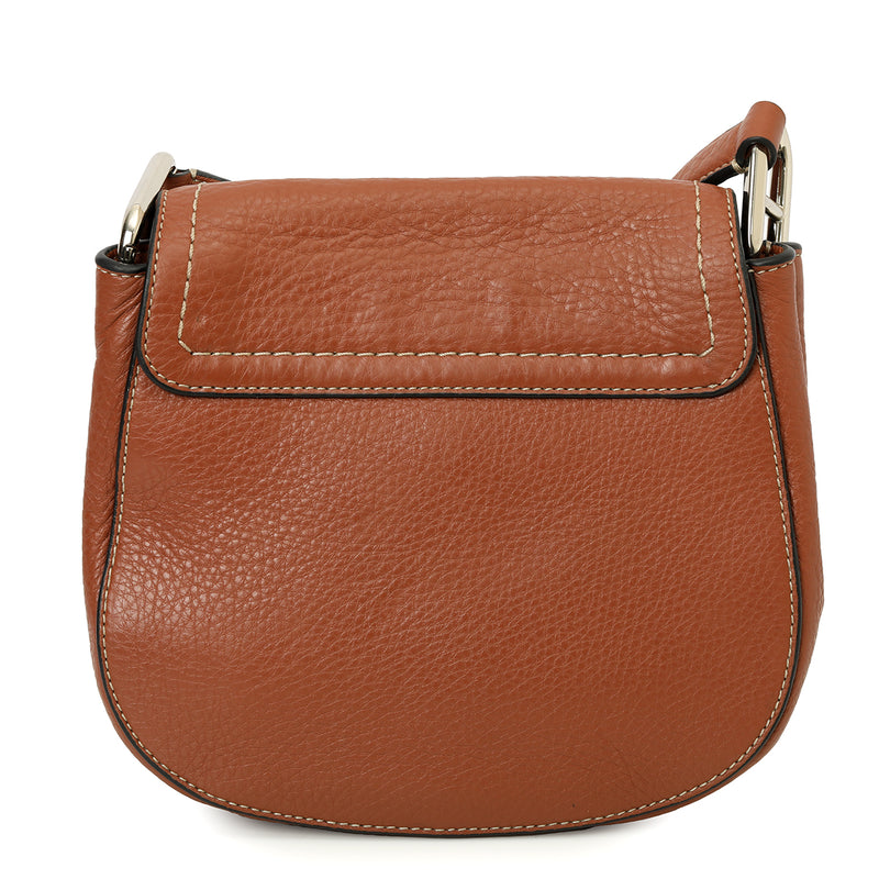 Pre-loved Marc Jacobs Brown Flap Crossbody Bag Mini