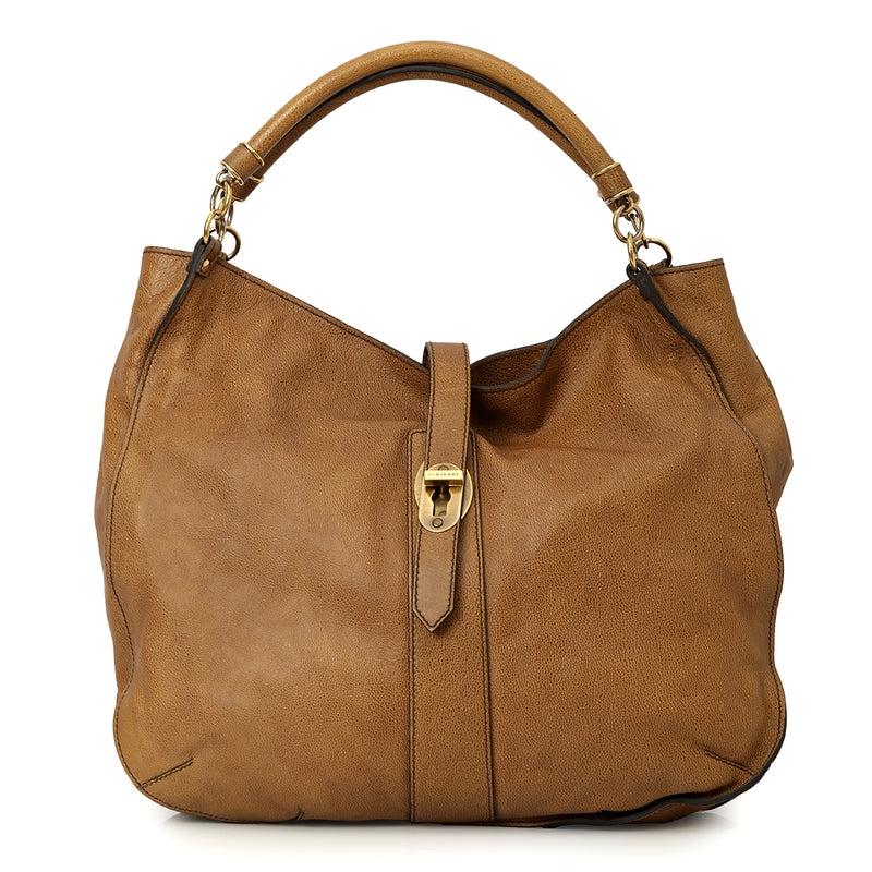 Burberry brown leather bartow hobo bag large price