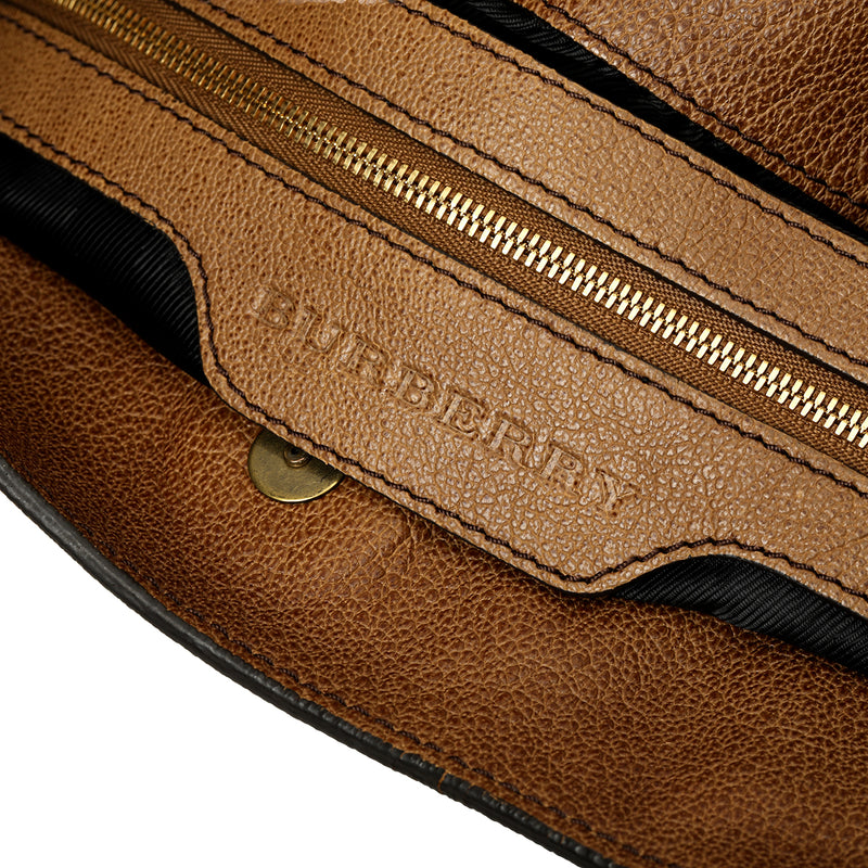 Burberry Hobo Bag Leather