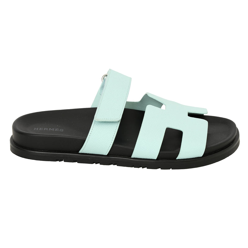 Hermes Chypre Bleu Cristaux Sandal Size: 39