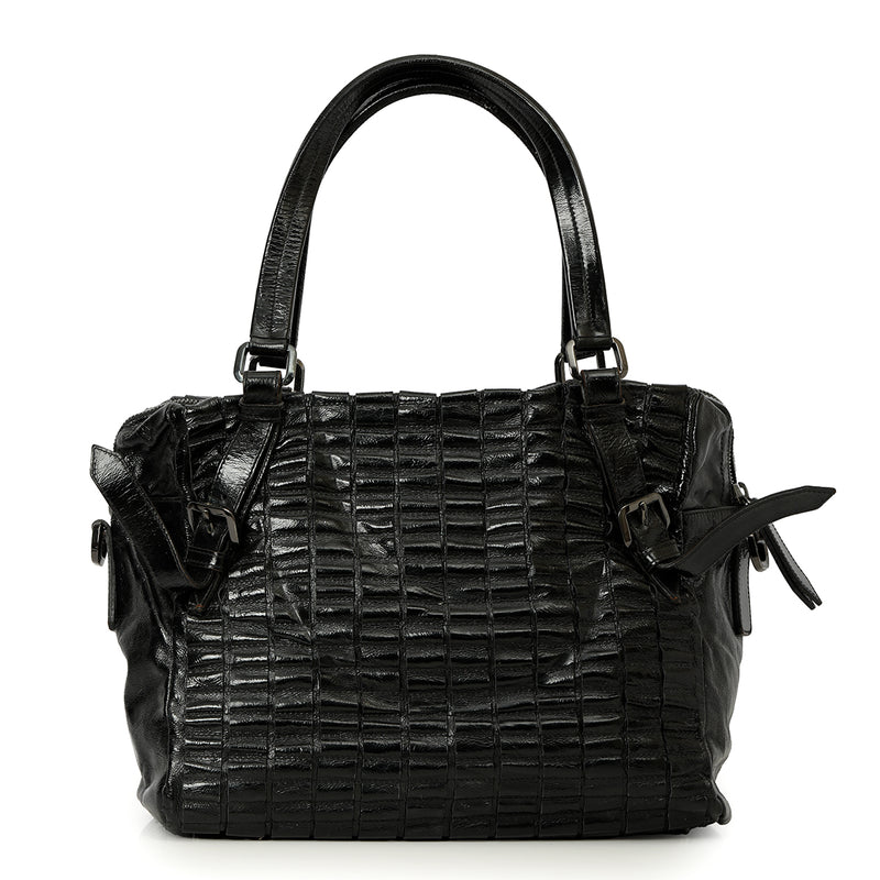Burberry satchel top handle bags large sale