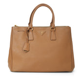 Saffiano Lux Leather Galleria Large Double Zip Tote