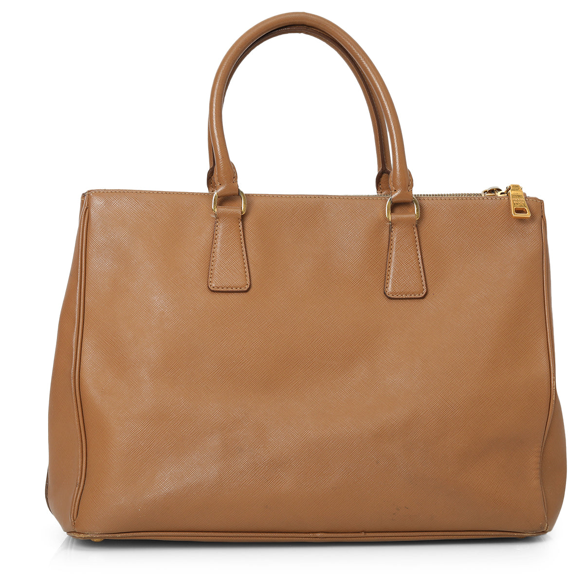 Saffiano Lux Leather Galleria Large Double Zip Tote