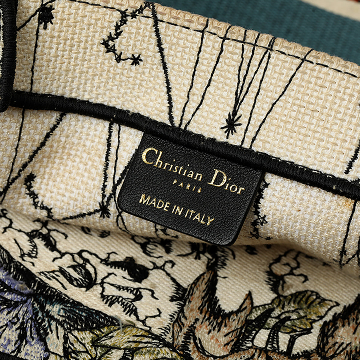 Large D-Constellation Embroidery Book Tote