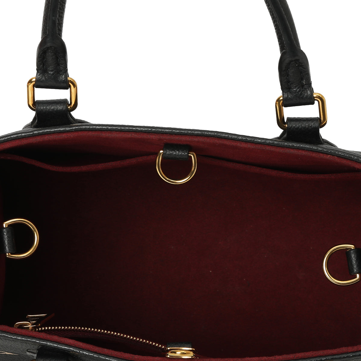 Bicolor Monogram Empreinte Leather On The Go PM Bag