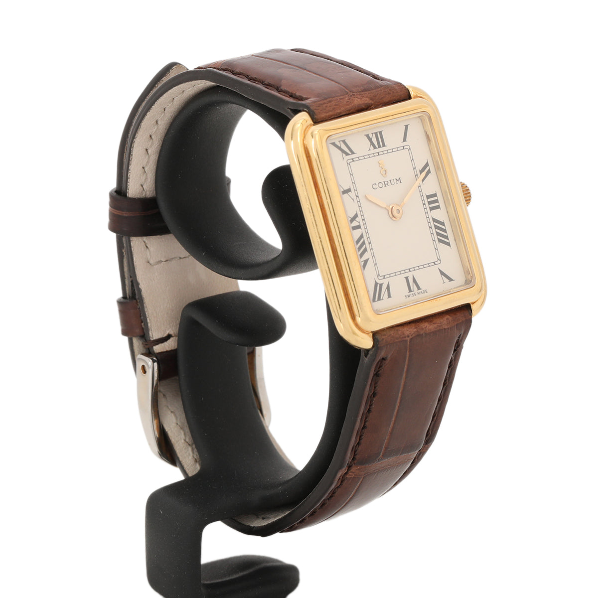 Yellow Gold Square Dial Watch 36mm