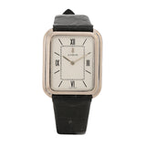 White Gold Square Dial Watch Size: 34mm