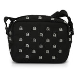 Black Nylon Embellished Wangsport Camera Bag Small