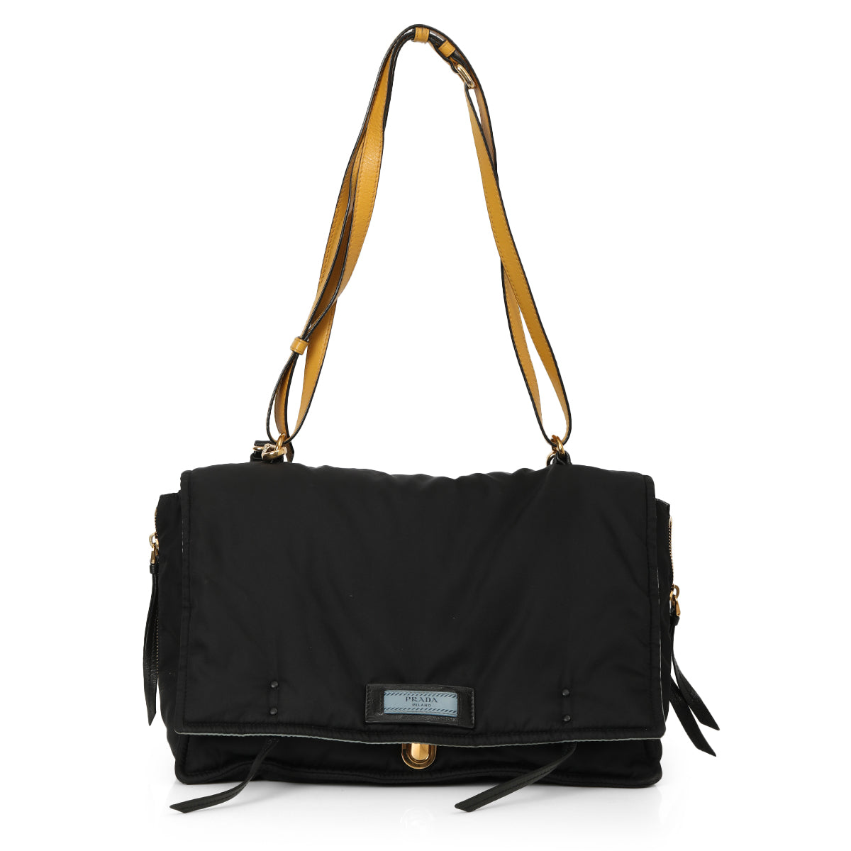 Prada Tessuto Etiquette One Size Messenger Bag - Main Image