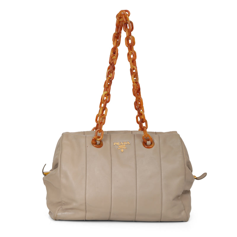 Pre-loved Prada Chain Tote Bag One Size