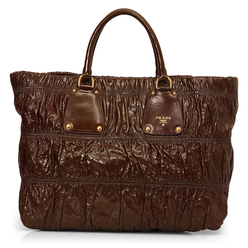 Vernis Gaufre Tote One Size