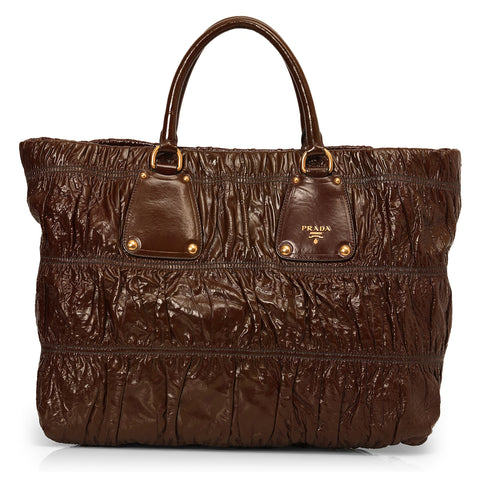 Vernis Gaufre Tote One Size