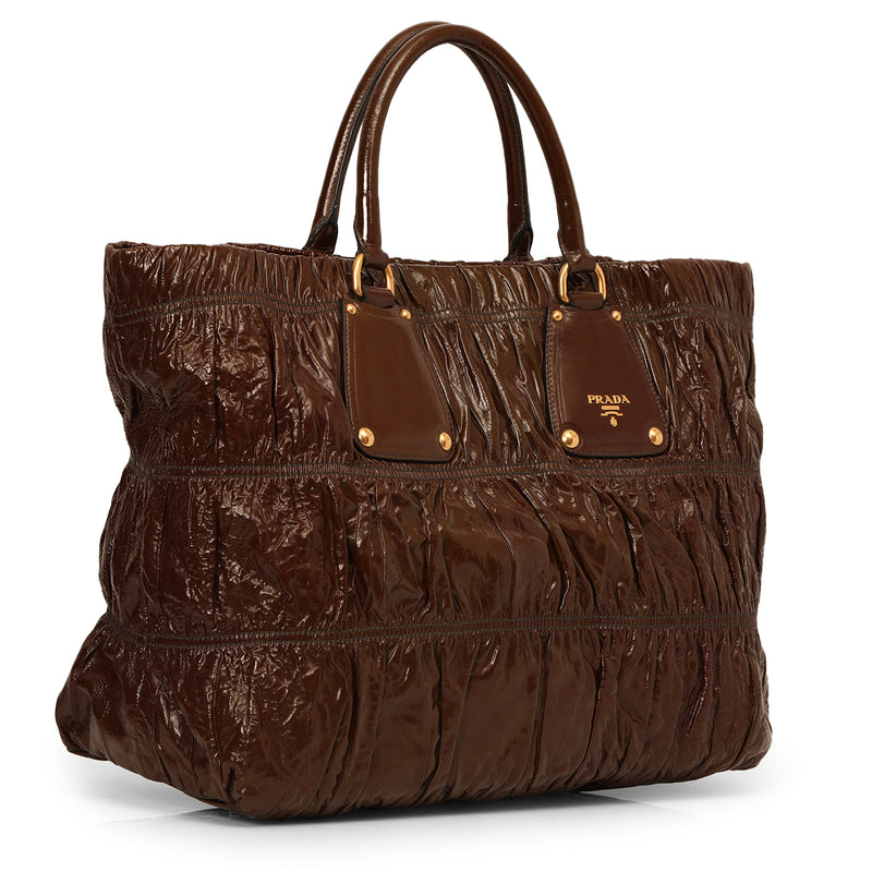Vernis Gaufre Tote One Size