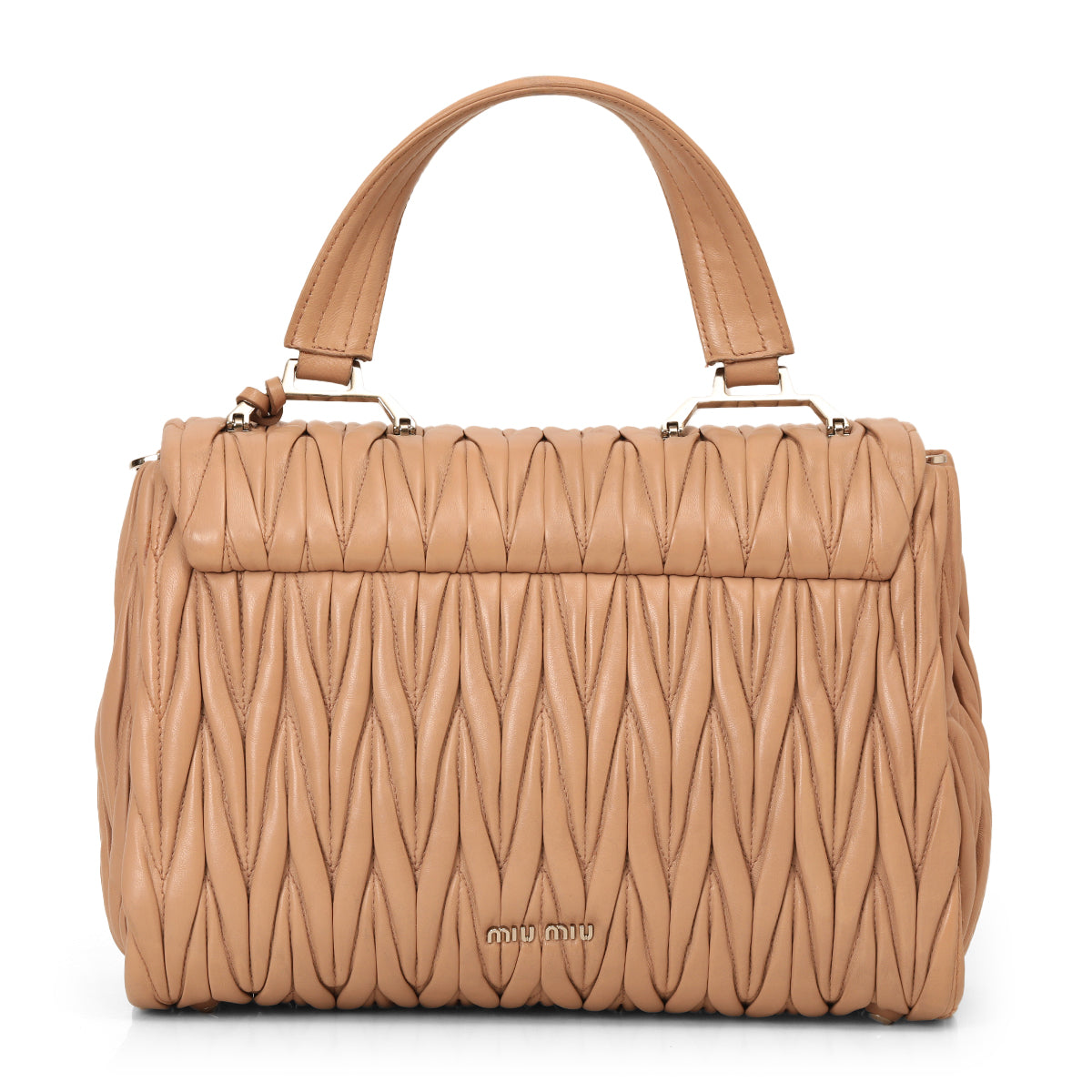 Matelasse Turn Lock Medium Two-Way Bag One Size