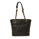 Chanel Black Caviar Petite Shopping PST Tote