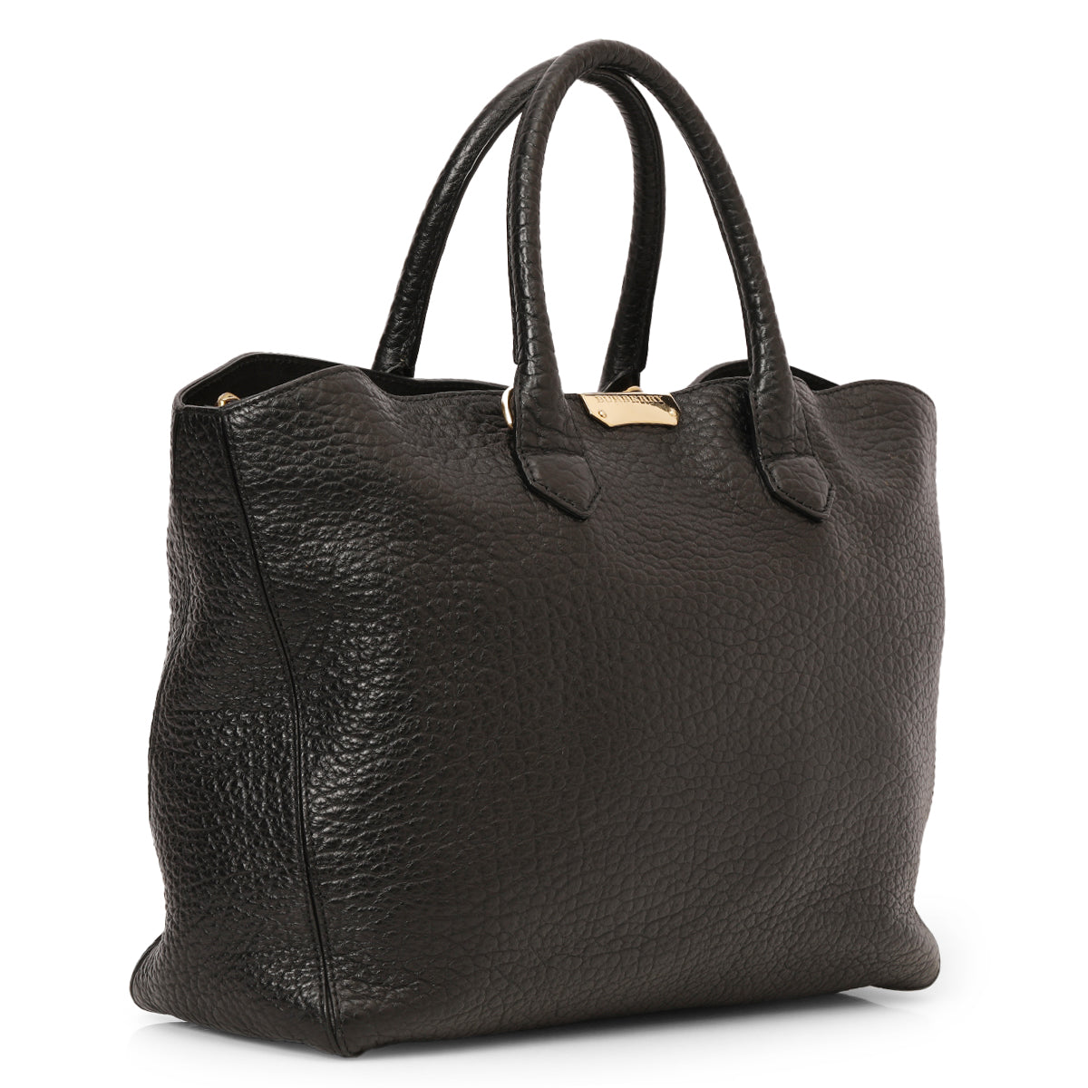 Black Leather Dewsbury Tote Bag
