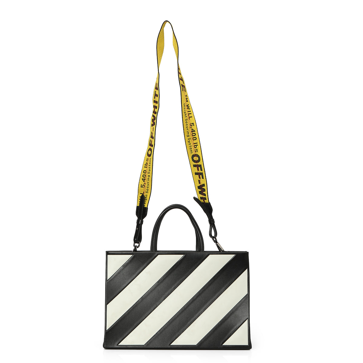 Diagonal Box Tote One Size