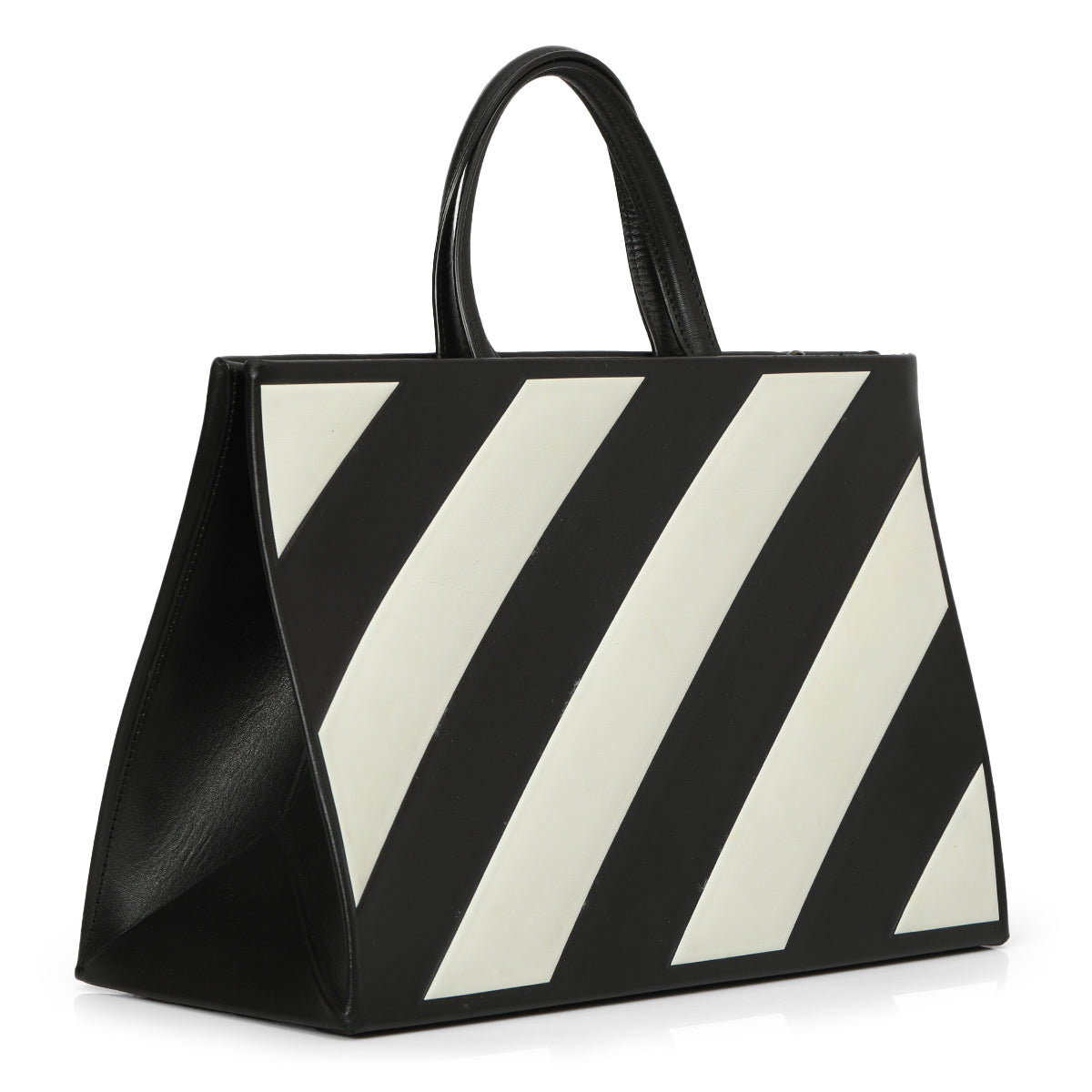 Diagonal Box Tote One Size