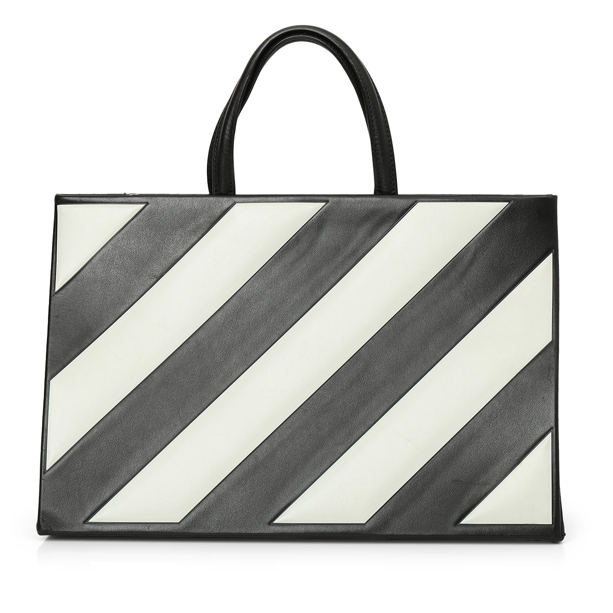 Diagonal Box Tote One Size