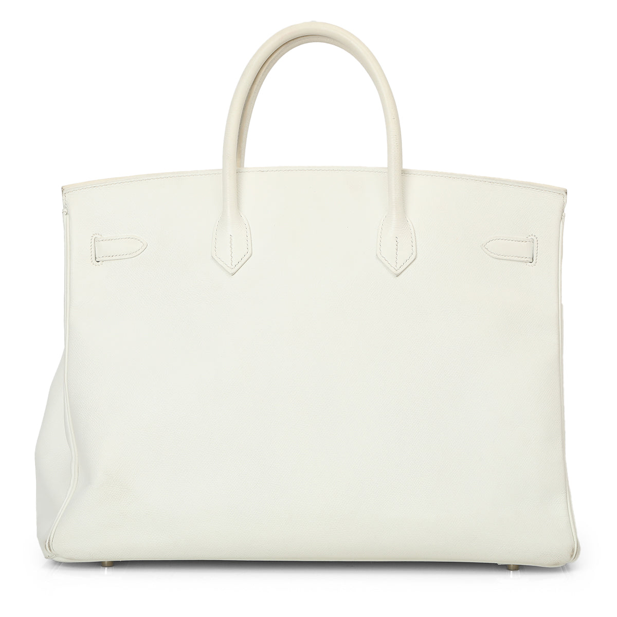 Birkin 40 White in Togo Leather With Silver Hardware