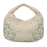 Intrecciato Meadow Flower Medium Veneta Hobo Bag