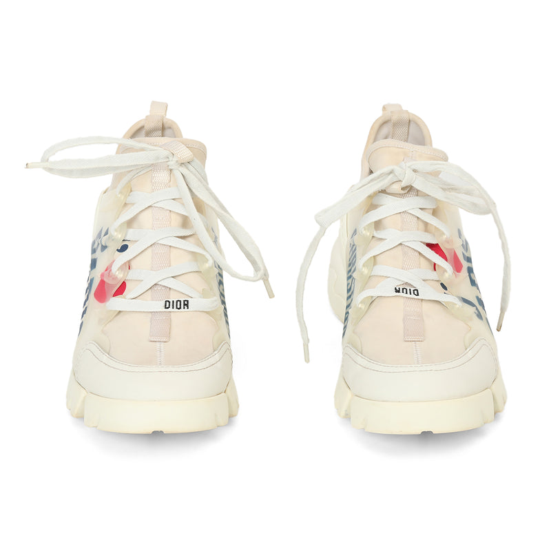 'I Love Paris' D-connect Chunky Sneakers Size: 38