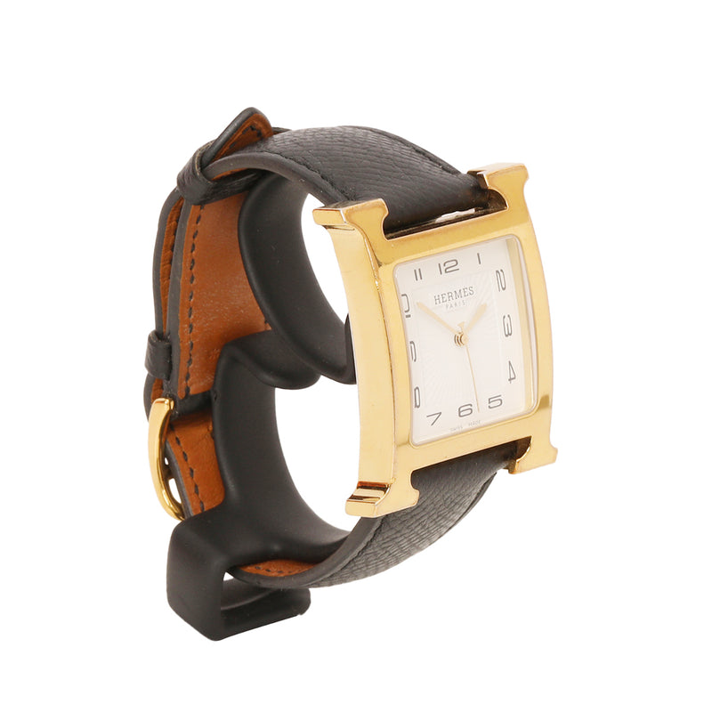 Women hermes heure h watch noir small watch one size