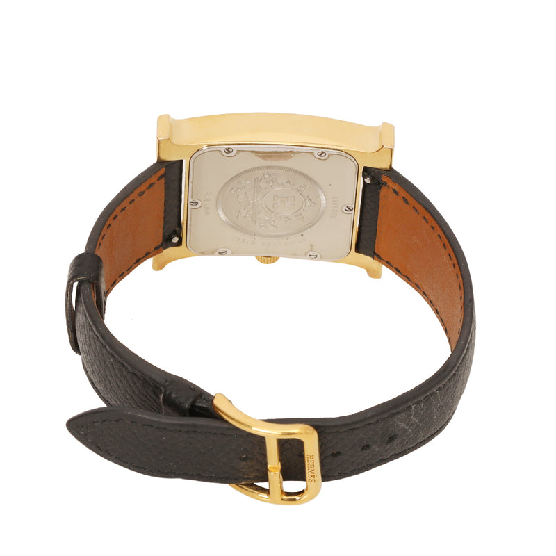 Hermes heure h watch noir small watch one size