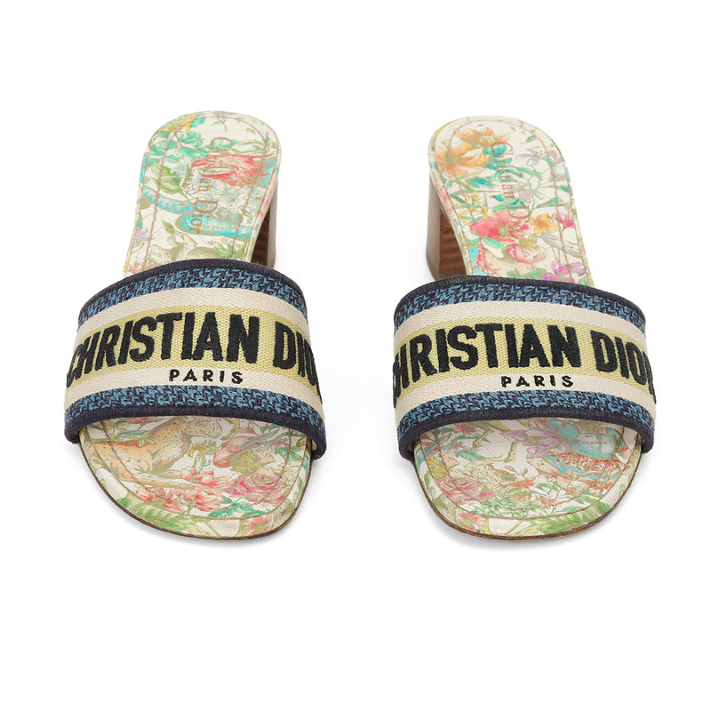 Dway Heeled Slides Size: 38