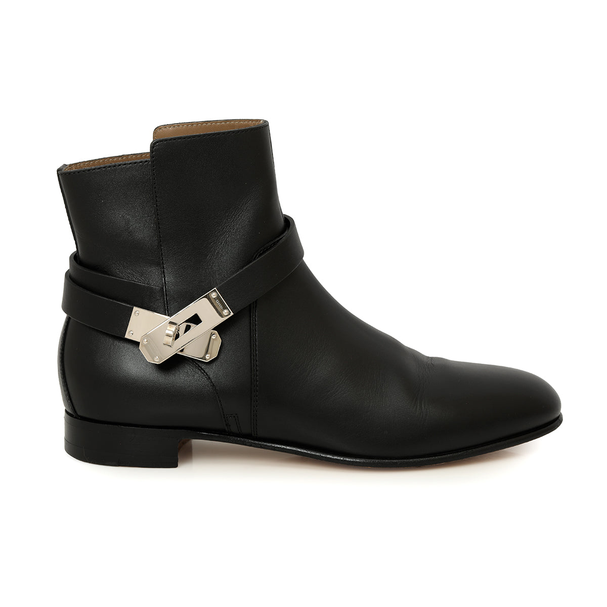 Black Leather Neo Ankle Boots - 37