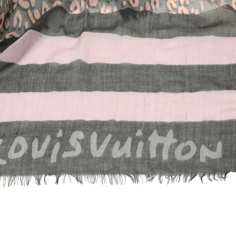 Leopard Cashmere Shawl
