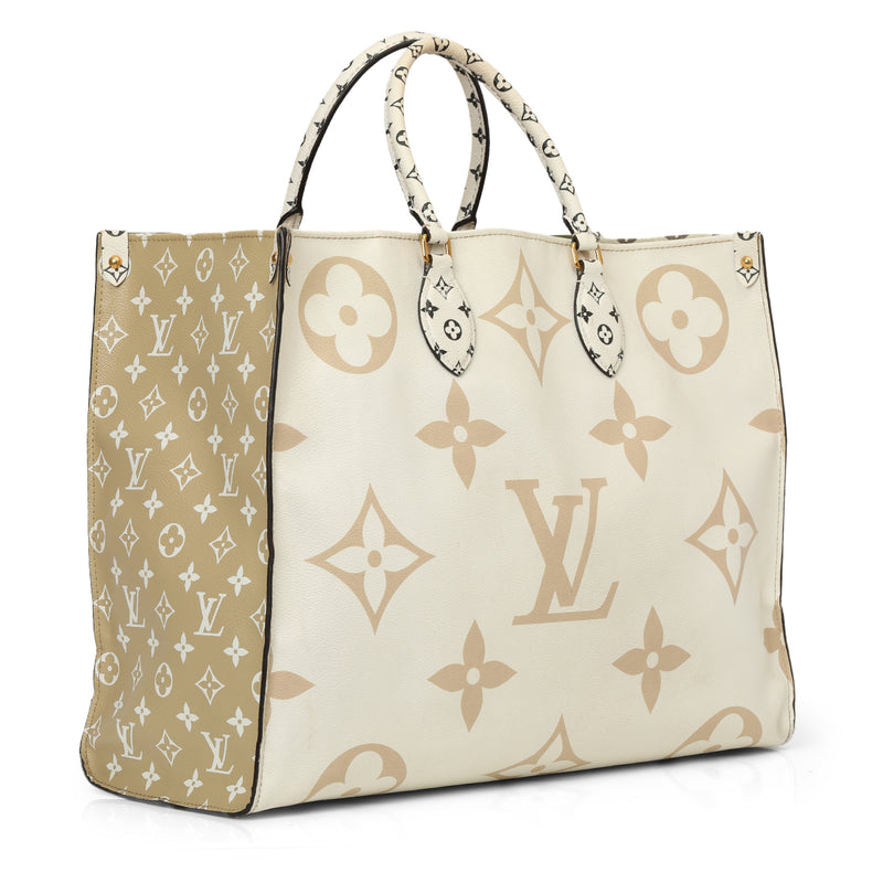 Pre loved louis vuitton on the go gm tote bag price