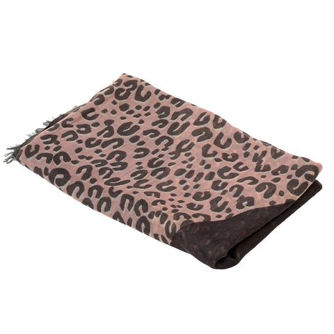 Leopard Cashmere Shawl