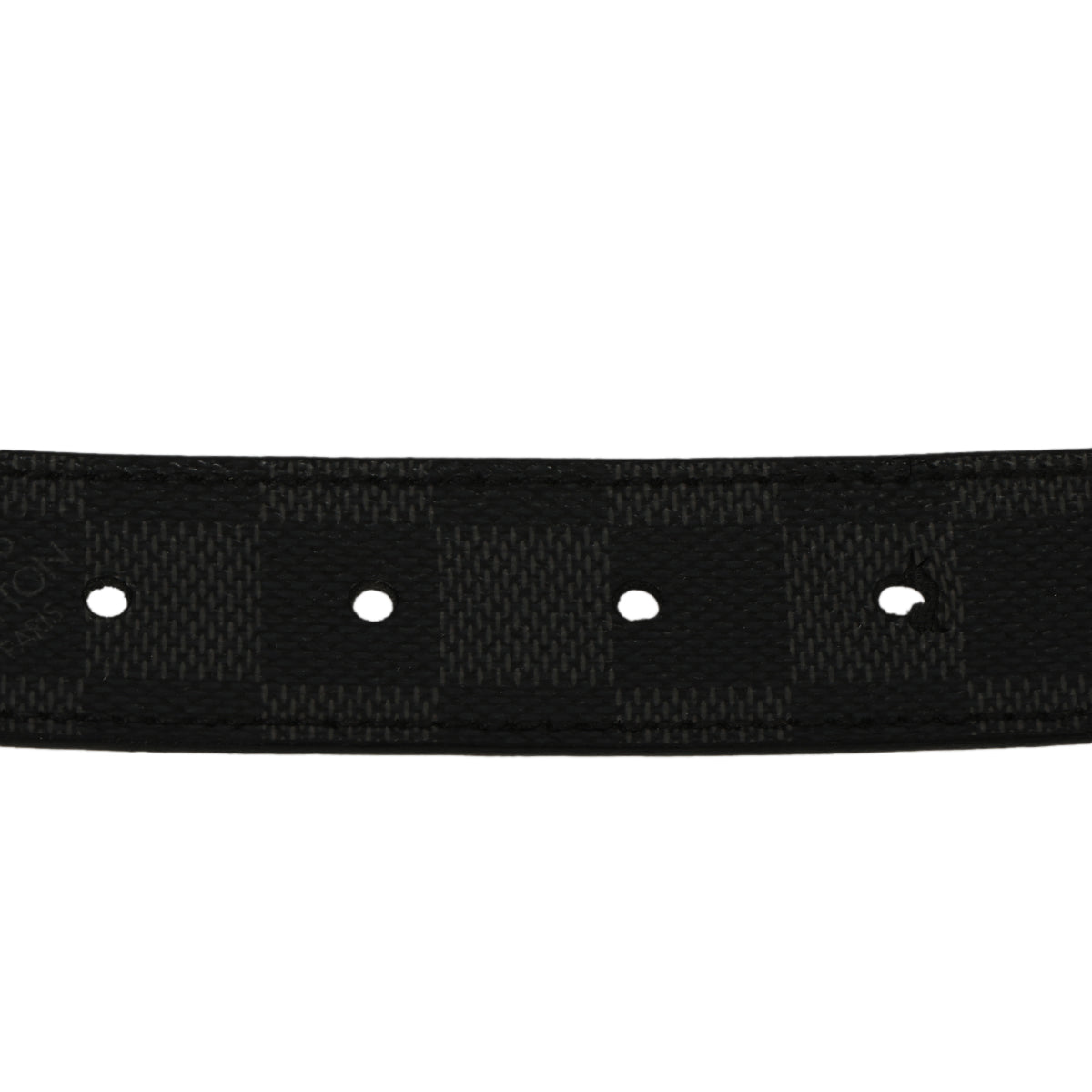 Damier Belt with Initials -D; 89cm