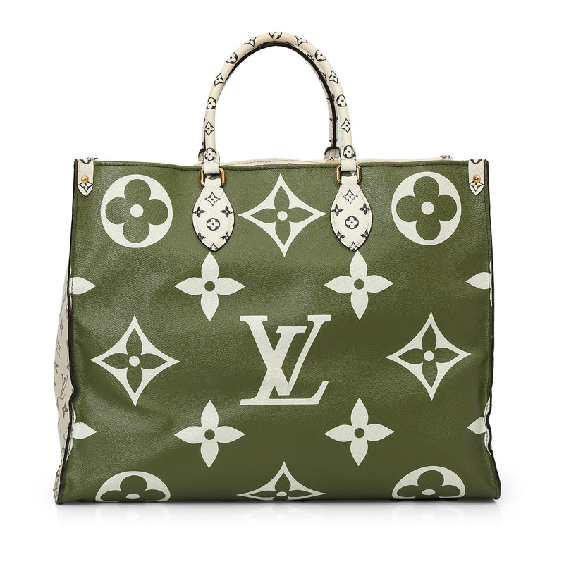 Women pre loved louis vuitton on the go gm tote bag price