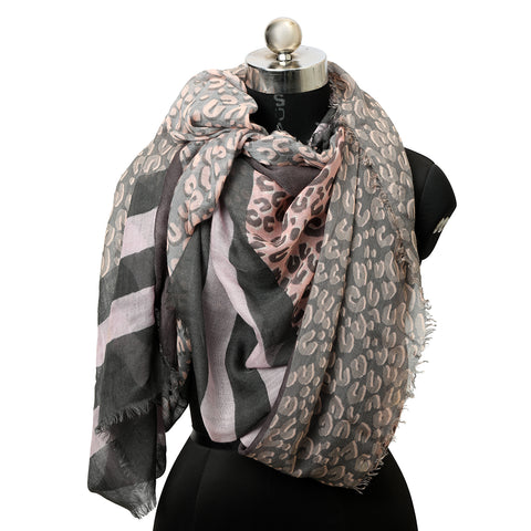 Leopard Cashmere Shawl